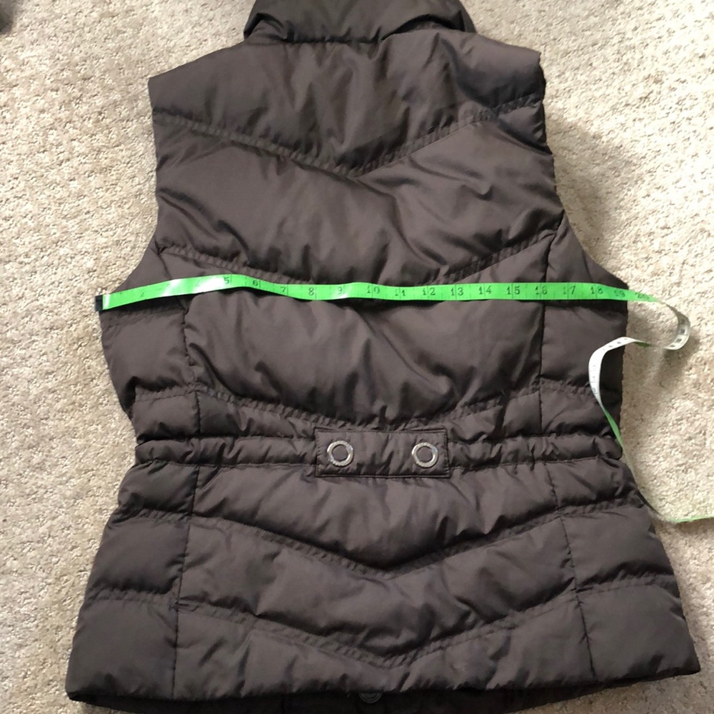 SALE NWOT ESPRIT Brown Down Puffer Vest - Picture 7 of 8